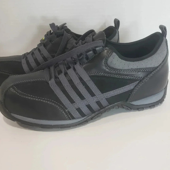 Terra Womans Black Steel Toe  Work Shoes.Size 8. - Picture 6 of 9
